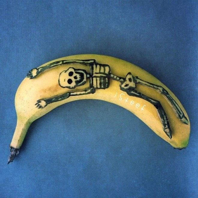 Голландский художник творит чтото невероятное с бананами