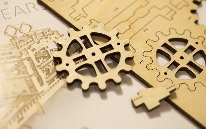 2 Деревянный Ugears интересно конструктор для взрослых технологичный