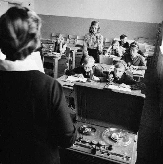 Школьная радиостанция в Таллине. СССР, Эстония, 1964 год. Школьная радиостанция в Таллине СССР Эстония 1964 год