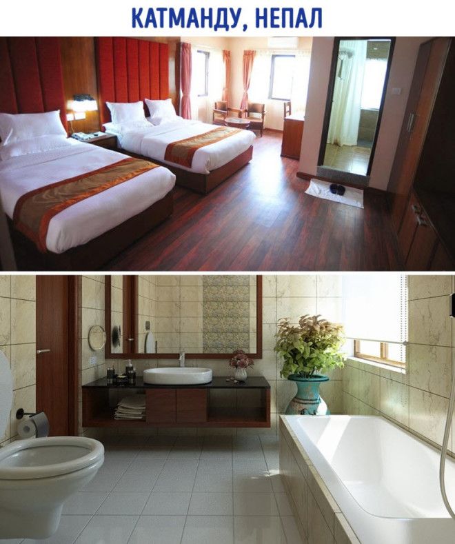 Какой отель можно снять за 50 долларов в разных странах 