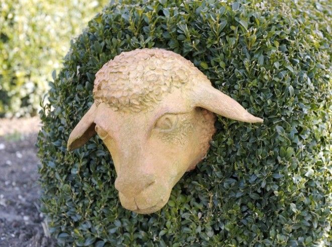 Необычная садовая скульптура 