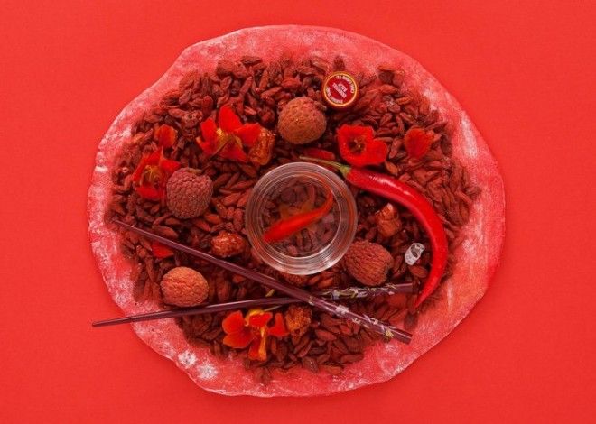 Горячая китайская пицца