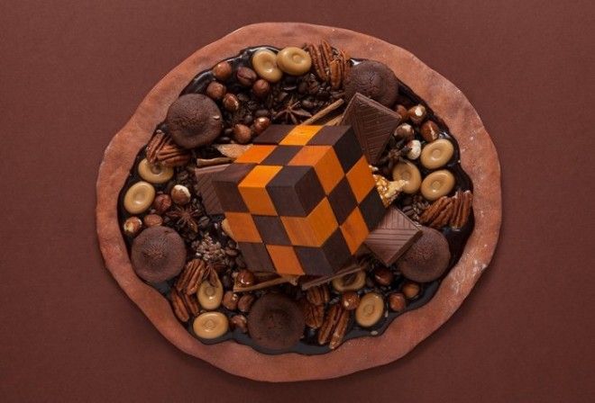 Реклама пиццы Коричневый сахар