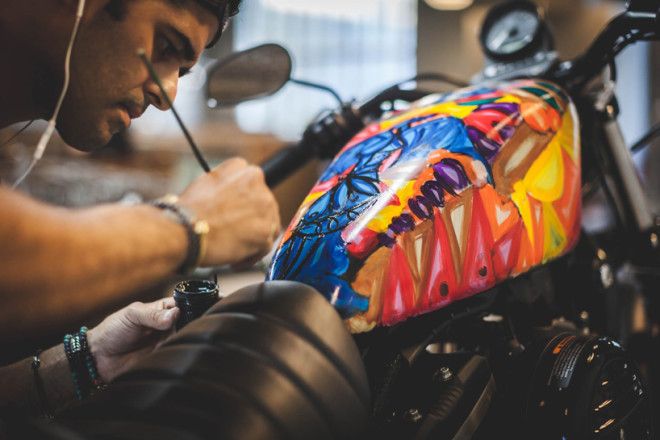 Преображение мотоцикла Harley Davidson