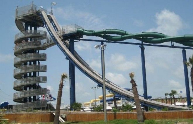 Водная горка CliffhangerT5 Twisters