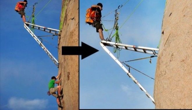 Как фотографируют альпинистов