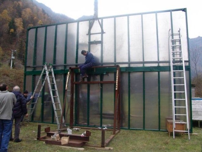 Искусственное солнце над итальянской Виганеллой