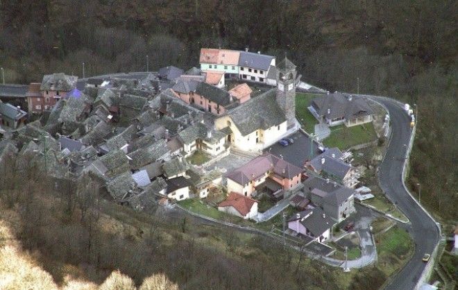 Искусственное солнце над итальянской Виганеллой