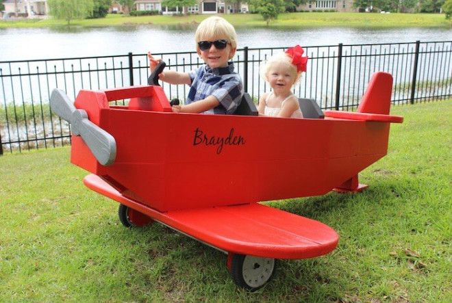 Вертолет из дерева