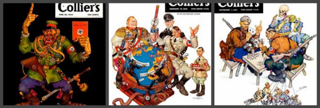 Обложки журнала Colliers военных лет