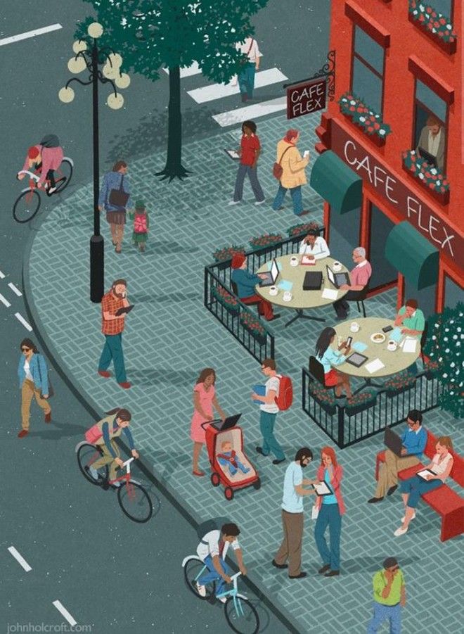 38 саркастичных и очень жизненных иллюстраций о проблемах 21 века