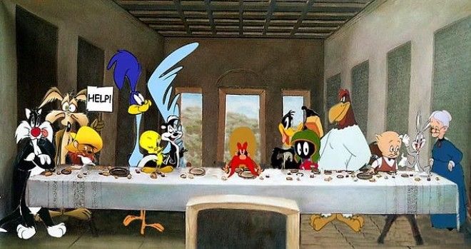 15 знаменитых шедевров живописи и мультяшные герои