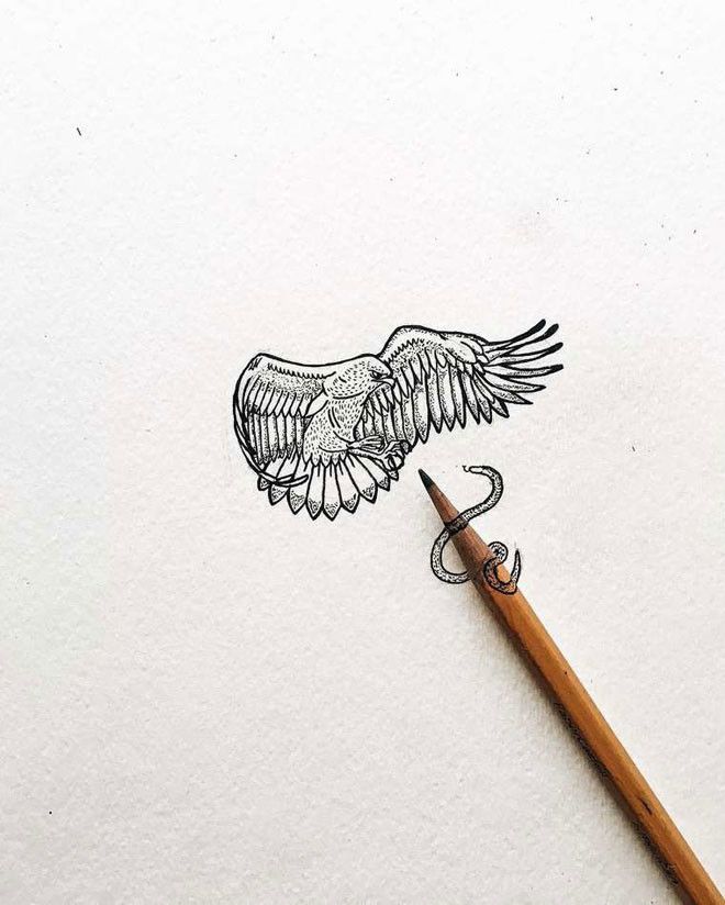 Удивительные миниатюрные иллюстрации