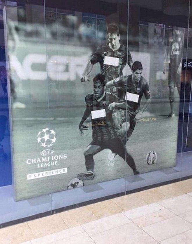 Нелепый штраф за ношение фирменной футболки ФК Барселона