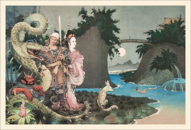 22 недетские иллюстрации из японских детских книжек