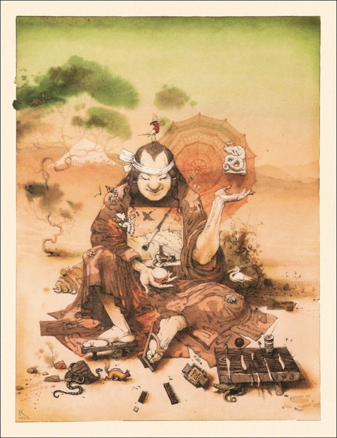 22 недетские иллюстрации из японских детских книжек