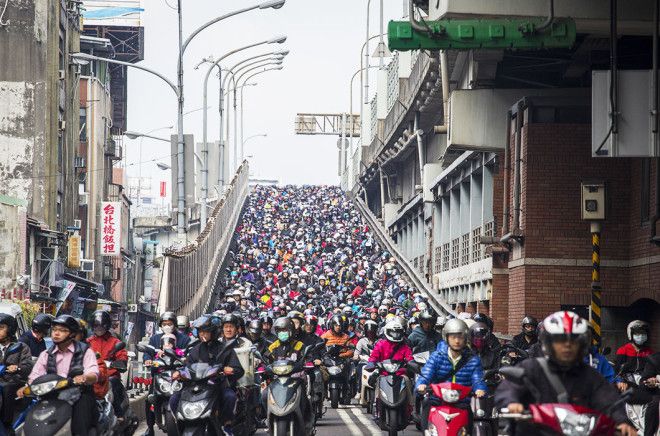 Час пик в разных странах мира