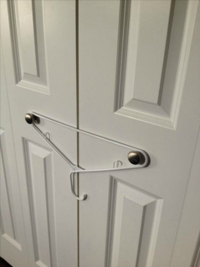 Защита дверей шкафа