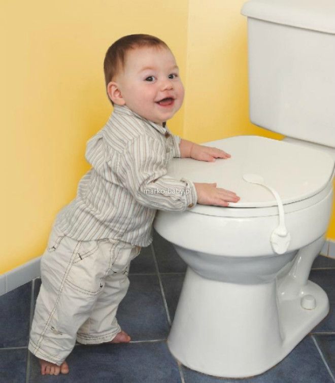 Замок на унитаз