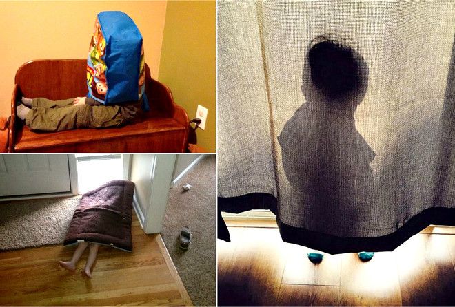 Они считают, что спрятались :-)